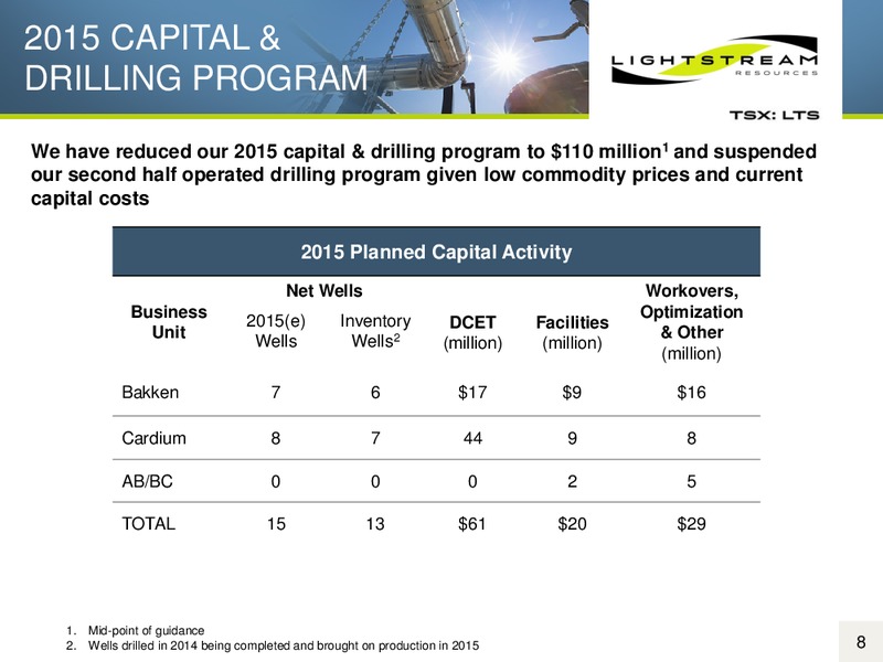 Corporate Presentation – Lightstream Resources Ltd. – slide 7