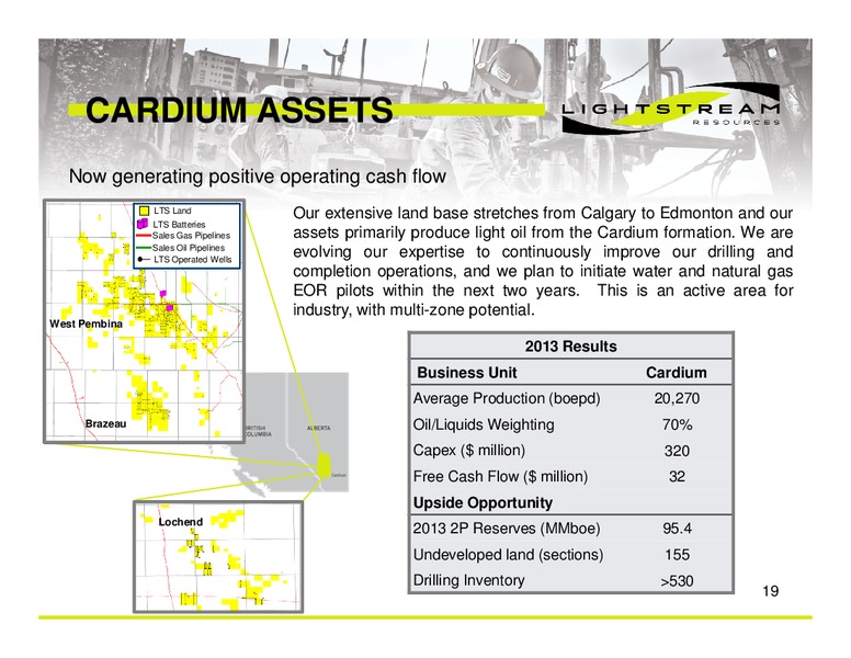 MARCH 2014 CORPORATE PRESENTATION – Lightstream Resources Ltd. – slide 18