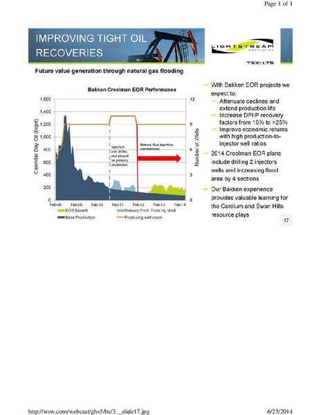 GLOBAL HUNTER SECURITIES GHS 100 ENERGY CONFERENCE – Lightstream Resources Ltd. – slide 13