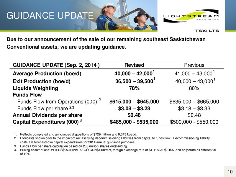 CORPORATE PRESENTATION – Lightstream Resources Ltd. – slide 9