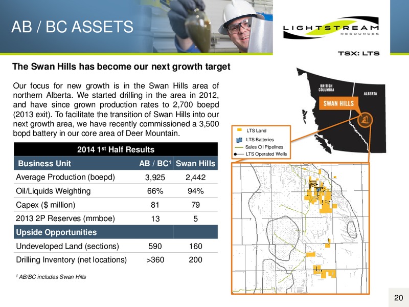 CORPORATE PRESENTATION – Lightstream Resources Ltd. – slide 19
