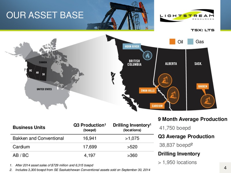 Corporate Presentation – Lightstream Resources Ltd. – slide 3