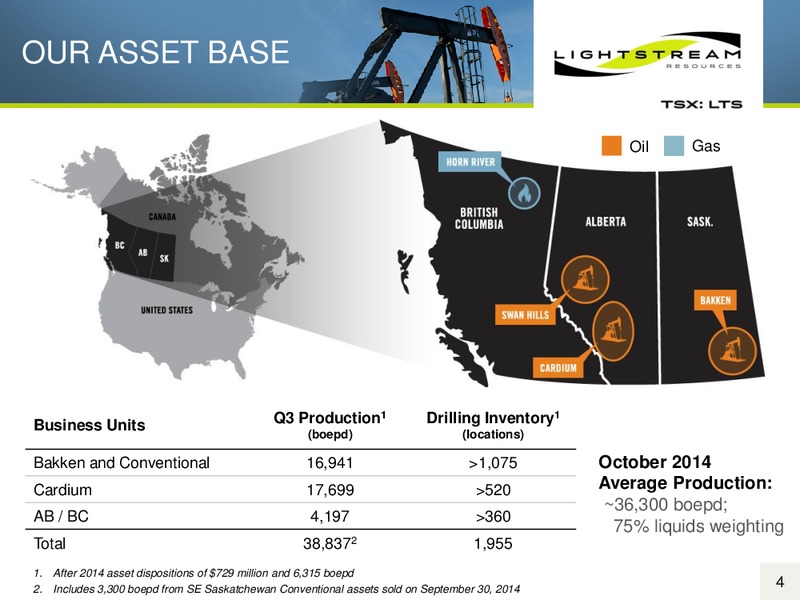 Corporate Presentation – Lightstream Resources Ltd. – slide 3