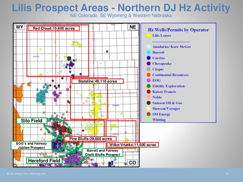 Corporate Presentation – Lilis Energy Inc. – slide 13
