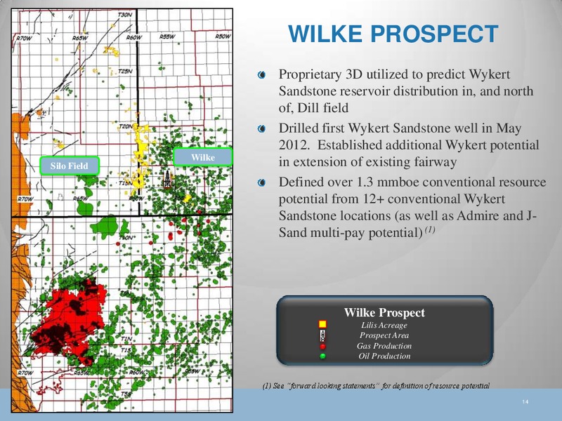 Corporate Presentation – Lilis Energy Inc. – slide 13