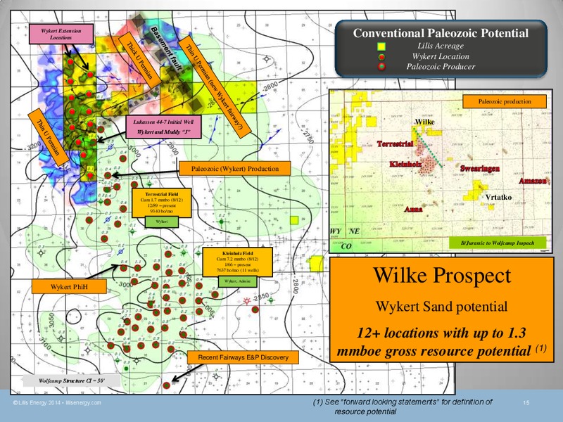Corporate Presentation – Lilis Energy Inc. – slide 14