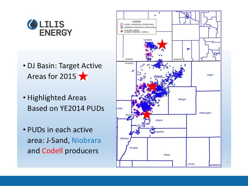 INVESTOR PRESENTATION – Lilis Energy Inc. – slide 6