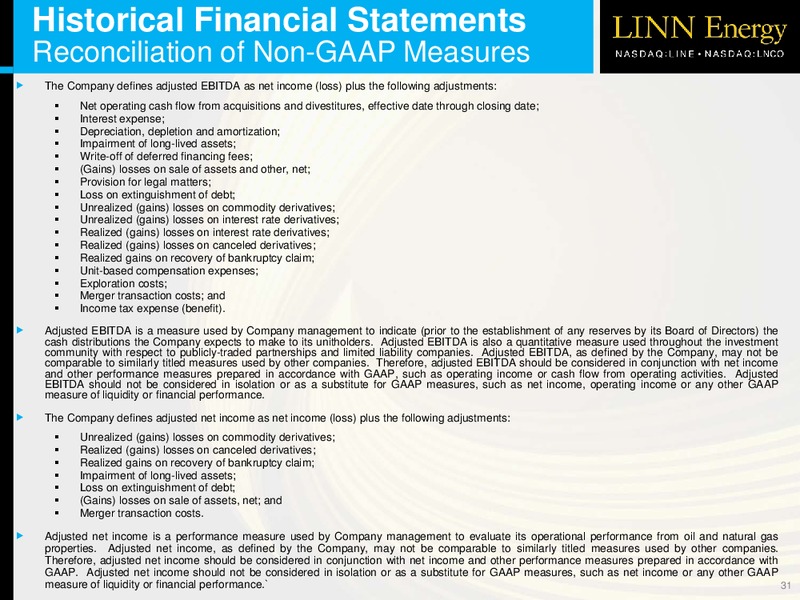 2013 NAPTP MLP Investor Conference – Linc Energy Ltd. – slide 30