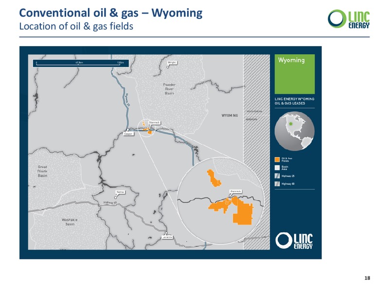Investor Presentation – Linc Energy Ltd. – slide 18