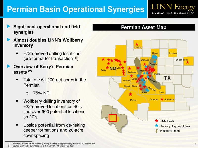 MERGER OVERVIEW – Linn Energy, Llc – slide 11