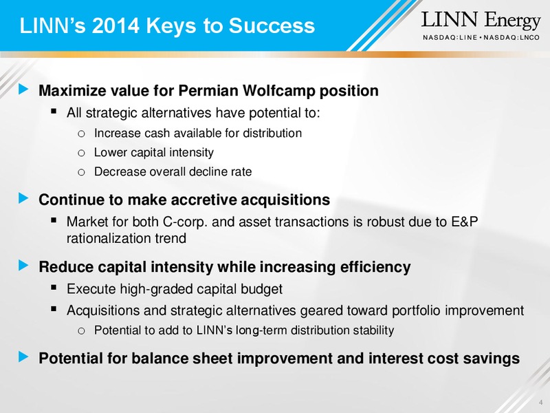 Howard Weil Energy Conference – Linn Energy, Llc – slide 3