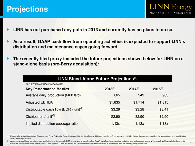 Investor Presentation – Linn Energy, Llc – slide 4