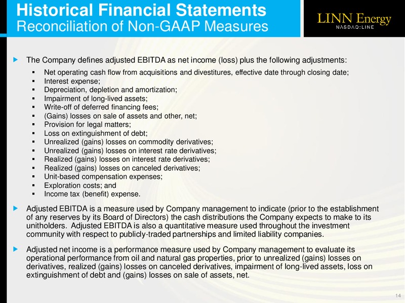 2012 LOUISIANA ENERGY CONFERENCE – Linn Energy, Llc – slide 13