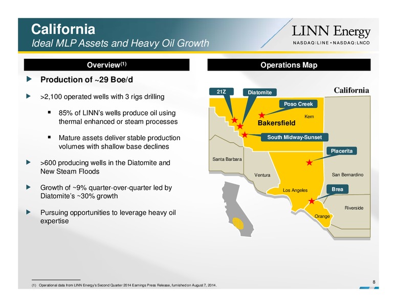 MANAGEMENT PRESENTATION – Linn Energy, Llc – slide 7