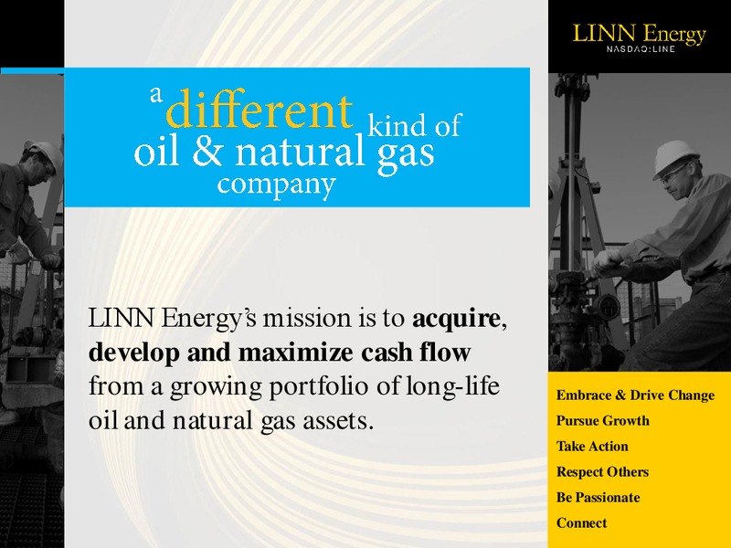 INVESTOR PRESENTATION – Linn Energy, Llc – slide 20