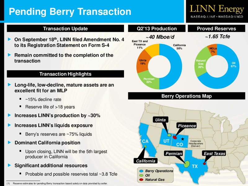 IPAA OGIS CONFERENCE – Linn Energy, Llc – slide 7