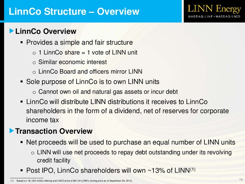 OVERVIEW – Linn Energy, Llc – slide 17