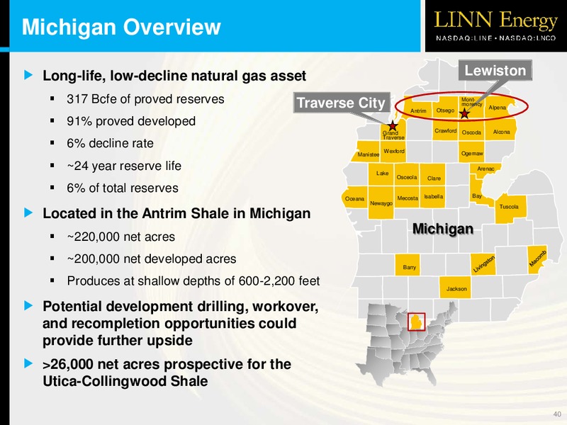 OVERVIEW – Linn Energy, Llc – slide 39