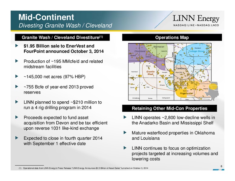 WELLS FARGO PRESENTATION – Linn Energy, Llc – slide 7