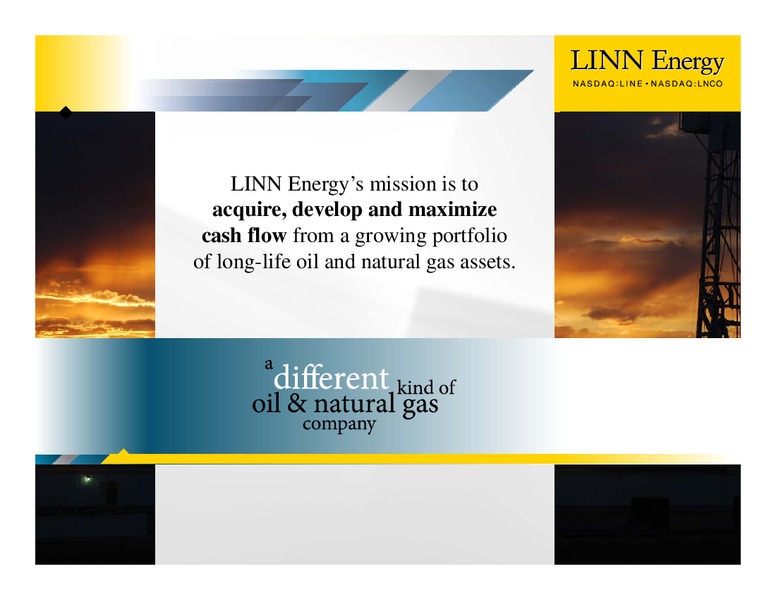 WELLS FARGO PRESENTATION – Linn Energy, Llc – slide 14