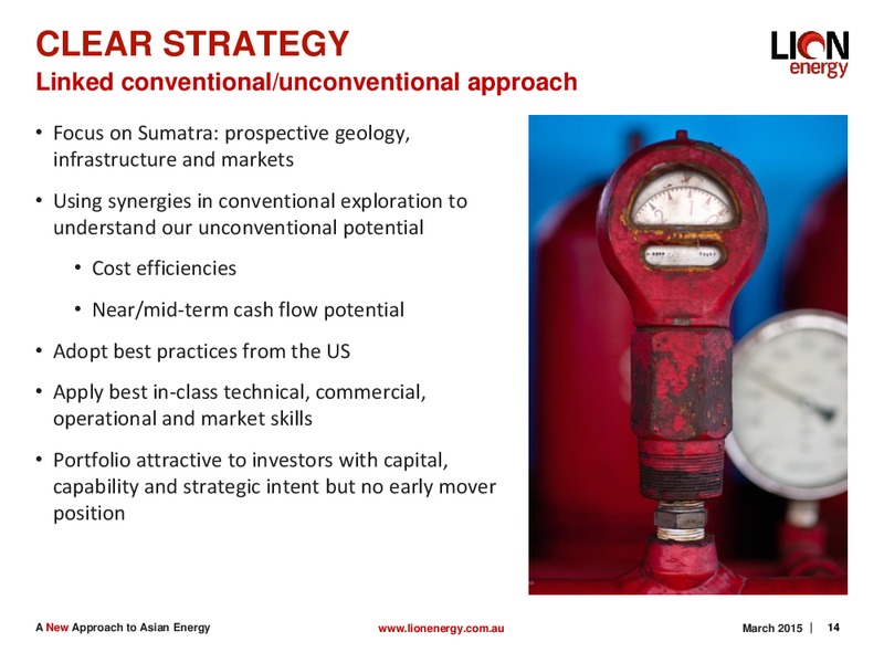 COMPANY UPDATE – Lion Energy Ltd. – slide 13
