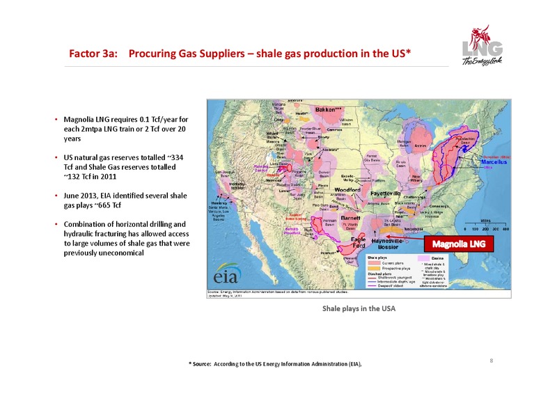 GOLDMAN SACHS PRESENTATION – LNG Limited – slide 8