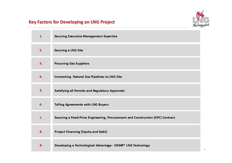 Company Presentation – LNG Limited – slide 4