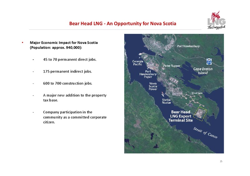 Investor Presentation – LNG Limited – slide 25