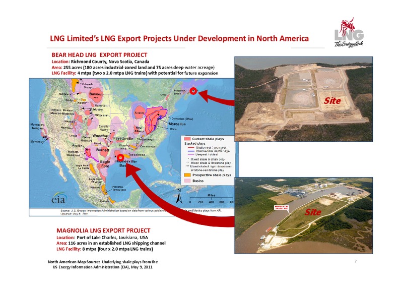 Shareholder Presentations – LNG Limited – slide 7