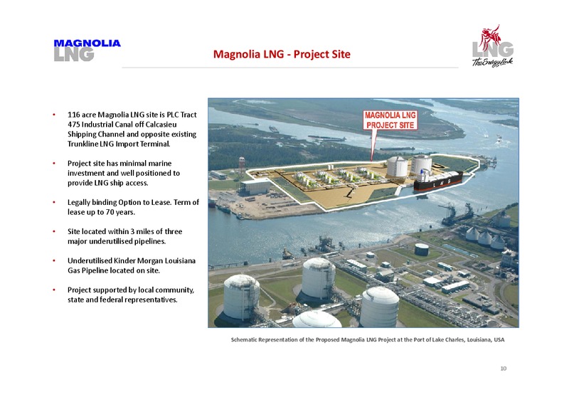 Shareholder Presentations – LNG Limited – slide 10