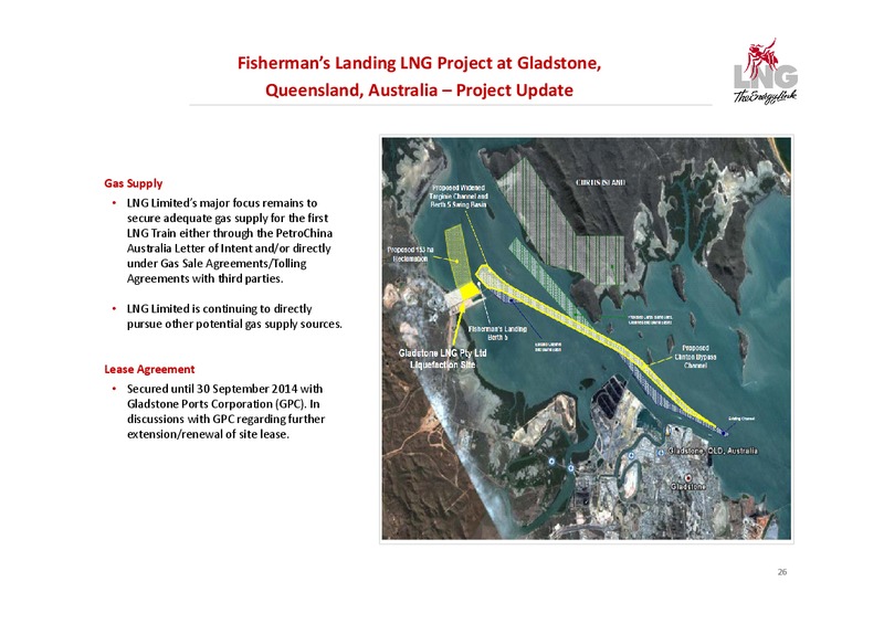 Shareholder Presentations – LNG Limited – slide 26