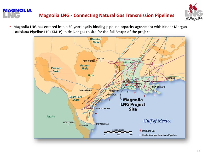 Company Overview – LNG Limited – slide 11