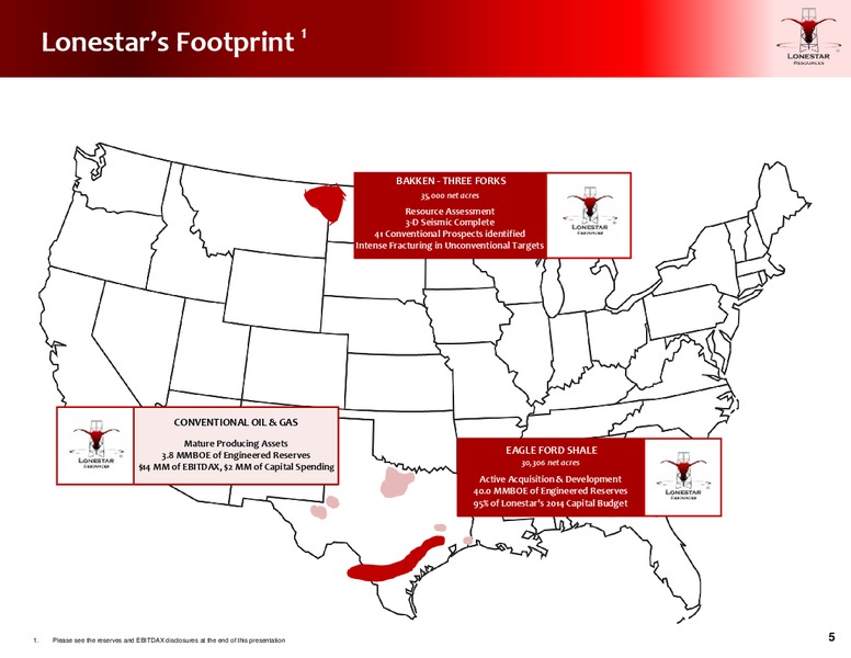 Presentation to Investors – Lonestar Resources Ltd. – slide 4