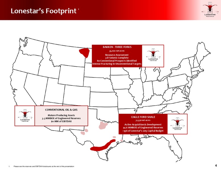 IPAA OGIS 2015 NEW YORK – Lonestar Resources Ltd. – slide 3