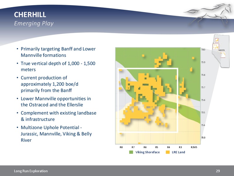 Investor Presentation – Long Run Exploration Ltd. – slide 29