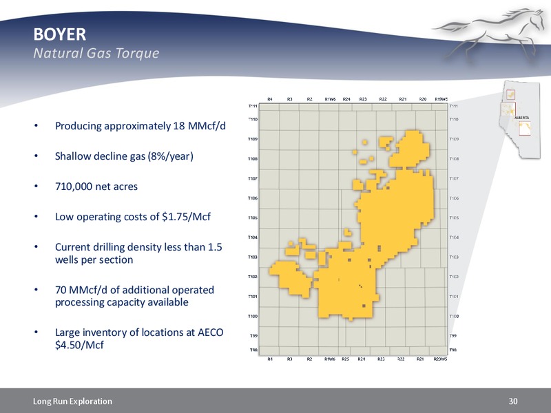Investor Presentation – Long Run Exploration Ltd. – slide 30