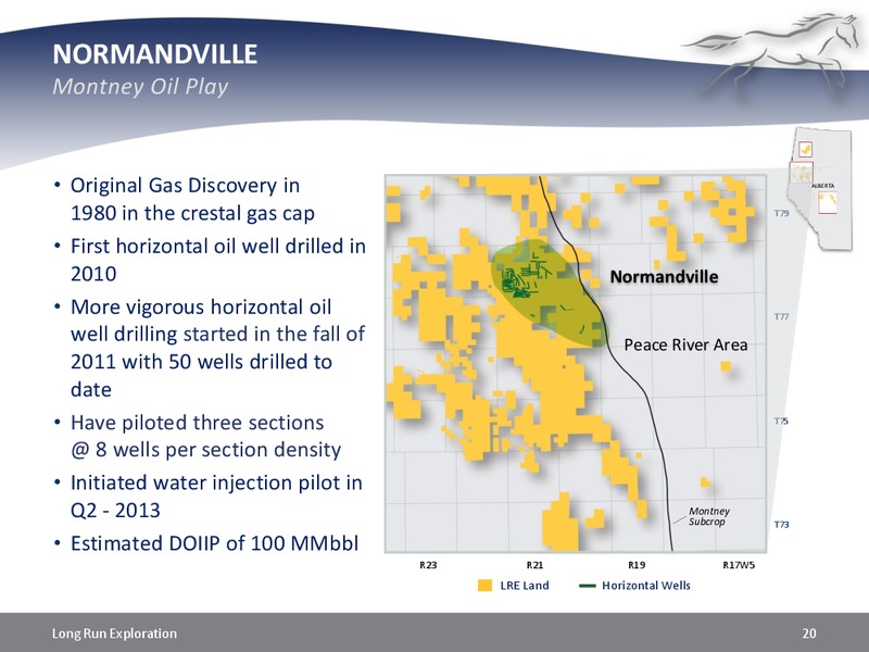 MARCH 2014 INVESTOR UPDATE – Long Run Exploration Ltd. – slide 20