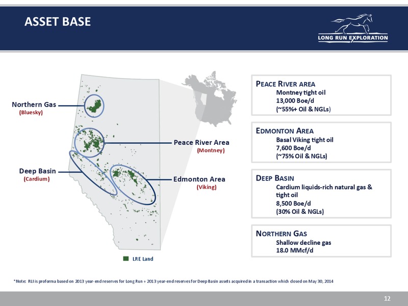 INVESTOR UPDATE – Long Run Exploration Ltd. – slide 12