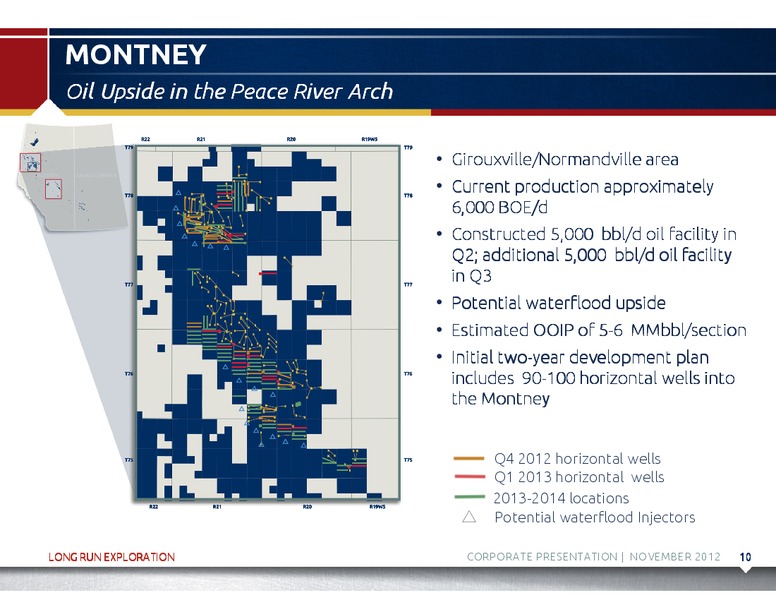 NOVEMBER 2012 CORPORATE PRESENTATION – Long Run Exploration Ltd. – slide 11