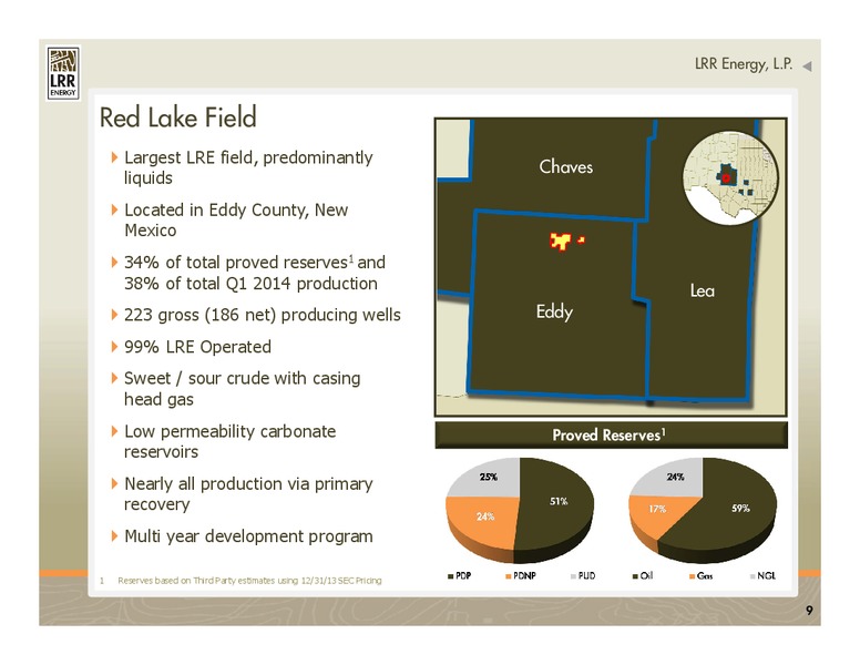 NAPTP 2014 MLP Investor Conference – LRR Energy LP – slide 9