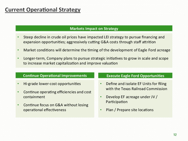 Corporate Presentation – Lucas Energy, Inc. – slide 10