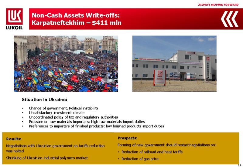 2013 FINANCIAL RESULTS – LUKOIL – slide 10