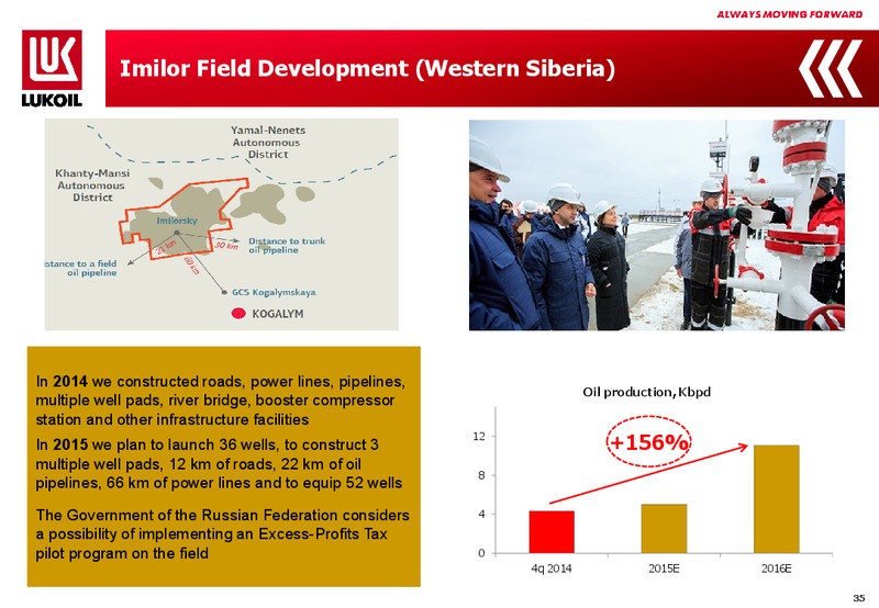 2014 FINANCIAL RESULTS – LUKOIL – slide 34