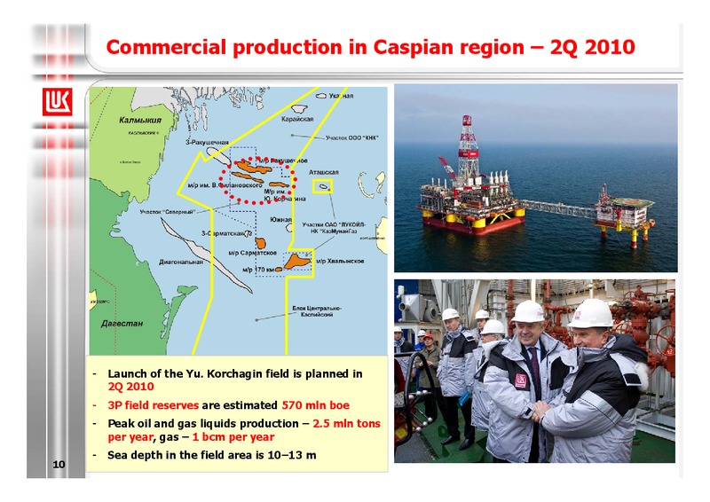 2009 FINANCIAL RESULTS – LUKOIL – slide 10