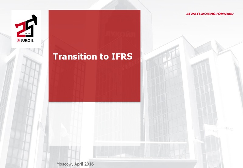 2015 Financial Results – LUKOIL – slide 19