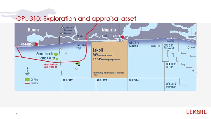 INVESTOR PRESENTATION – LUKOIL – slide 6