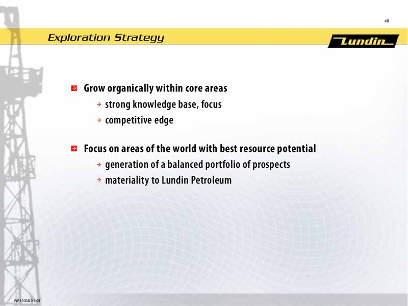 INVESTOR PRESENTATION – Lundin Petroleum – slide 4