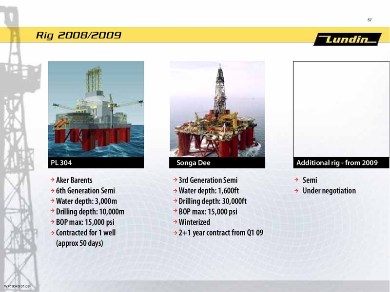 INVESTOR PRESENTATION – Lundin Petroleum – slide 13