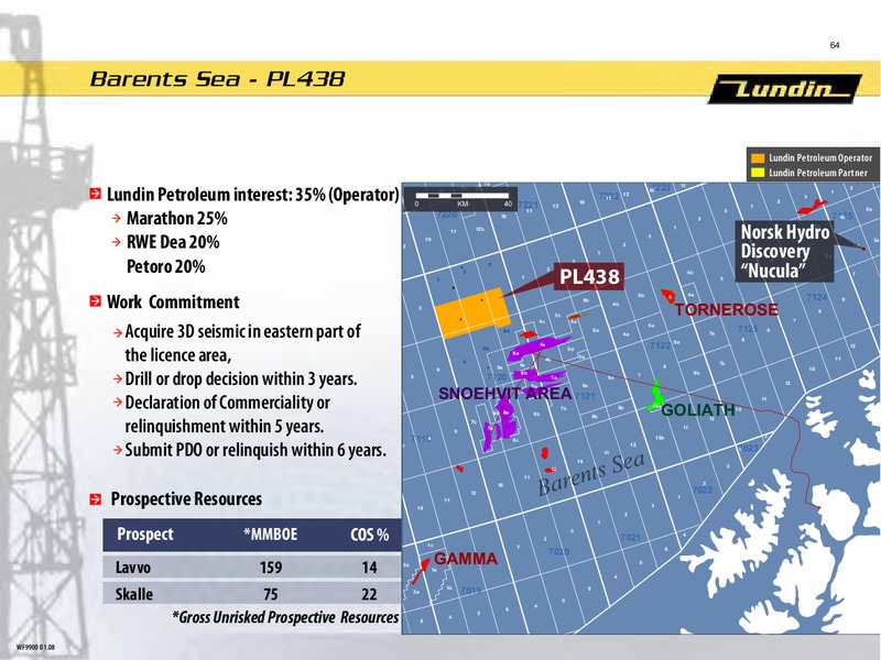 INVESTOR PRESENTATION – Lundin Petroleum – slide 20