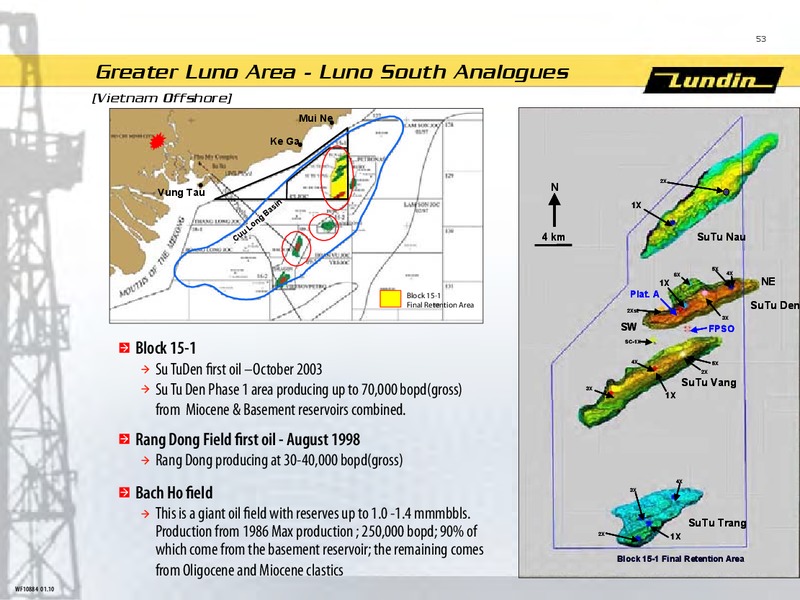 CAPITAL MARKET DAY PRESENTATION – Lundin Petroleum – slide 53